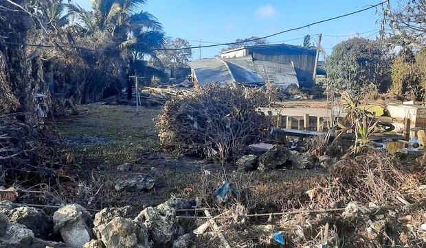 Prestonica Tonge Nuku'alofa nakon erupcije i cunamija