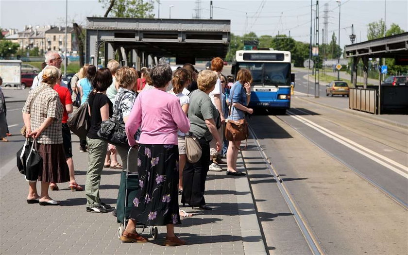 Pękła szyna w Krakowie