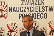 Prezes ZNP Sławomir Broniarz