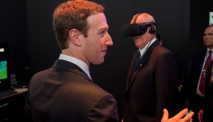 Mark Zuckerberg threw shade at the Apple Vision Pro again. Pablo Porciuncula/Getty