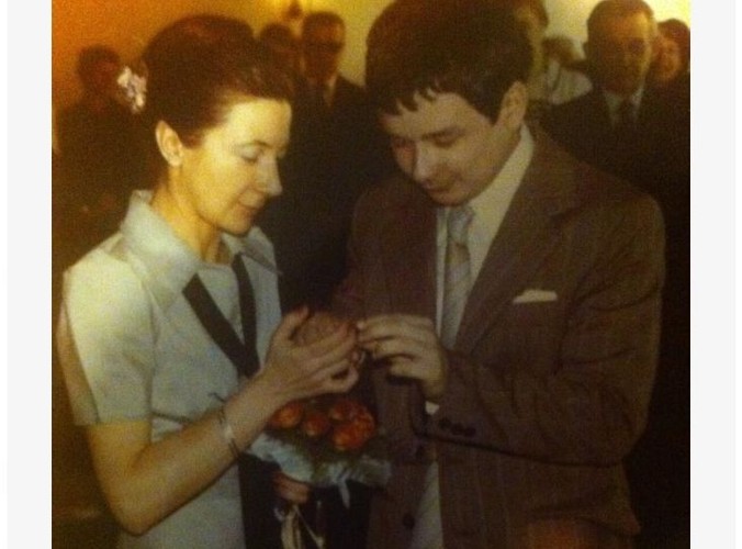 Ślub cywilny Marii i Lecha Kaczyńskich / zdjęcie zamieszczone na profilu Marty Kaczyńskiej
