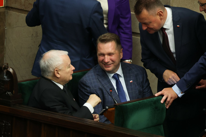 Jarosław Kaczyński, Przemysław Czarnek, Mariusz Błaszczak