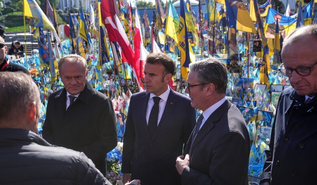 Makron, Starmer, Merc i Tusk u Kijevu