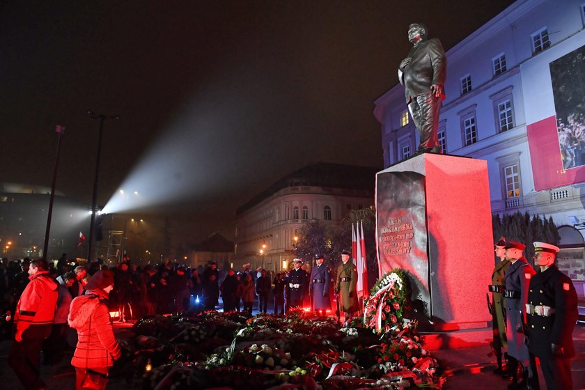 Rodzina Kaczyńskich w komplecie. Był też pasierb Marty