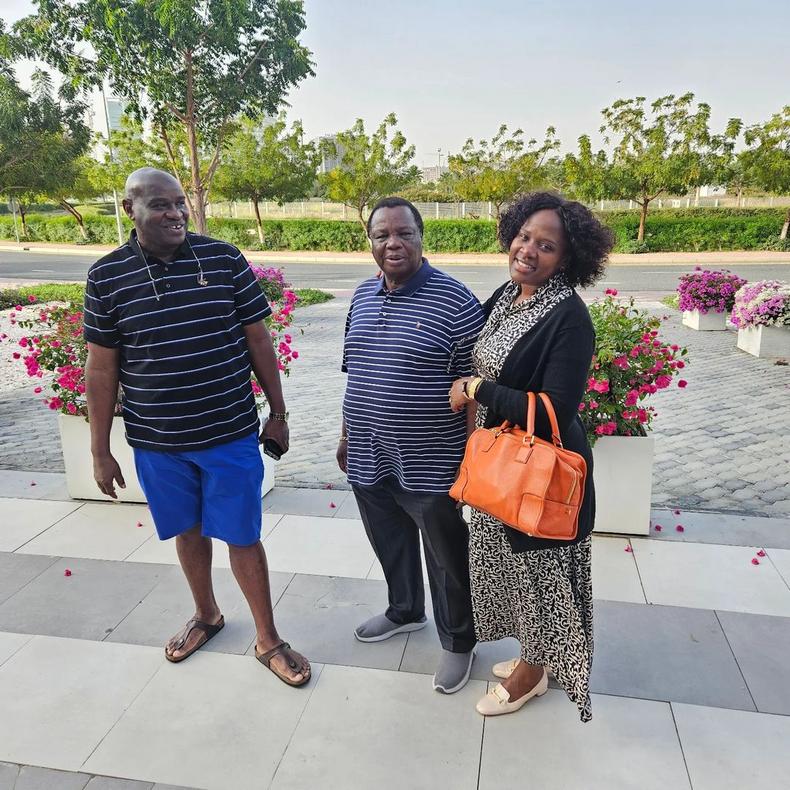 Mary Kilobi shares photos of her and hubby Francis Atwoli in Geneva Switzerland on March 17, 2024. ( Instagram)
