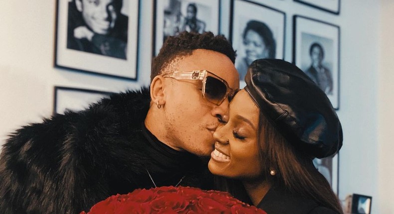 Rotimi and Vanessa Mdee 