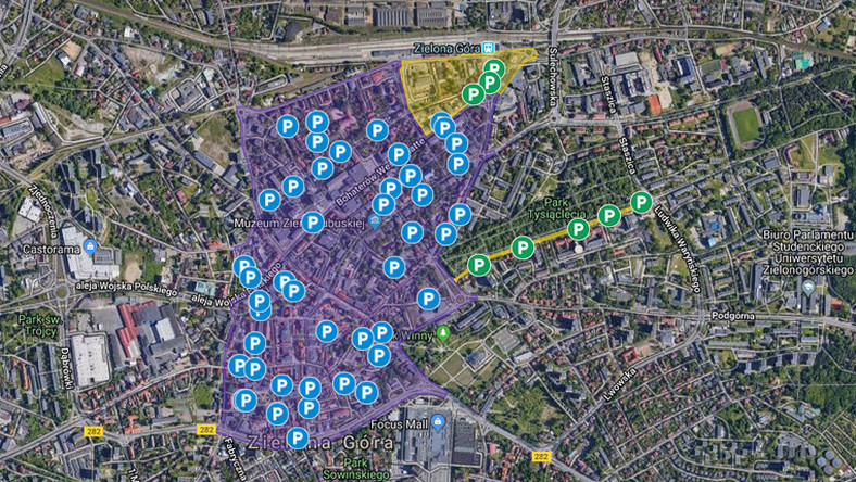 Strefa Platnego Parkowania Zielona Gora Oplaty Parkowanie Niepelnosprawni Koperta Ile Kosztuje Abonamenty Wiadomosci