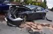 Fiat Seicento, Seat Leon i Ferrari GTC4 Lusso - kosztowna kolizja w Tarnowie