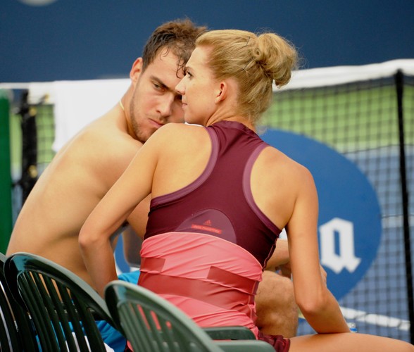 Miłość Janowicza i Domachowskiej rozkwita na korcie