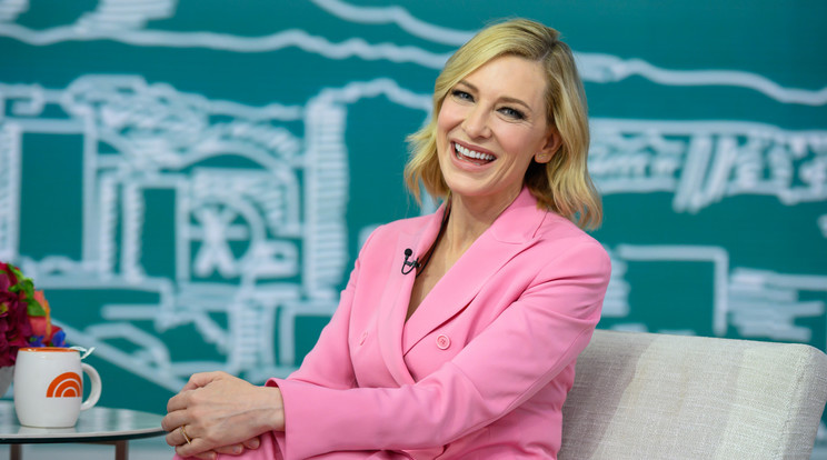 A kétszeres Oscar-díjas Cate Blanchett a Border-lands stábjával jön/ Fotó: Gettyimages