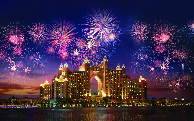 Fajerwerki, Atlantis The Palm