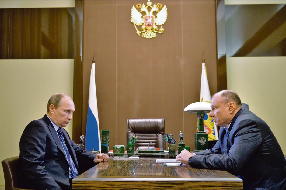 Saradnici: Predsednik Vladimir Putin i industrijalac Vladimir Potanjin