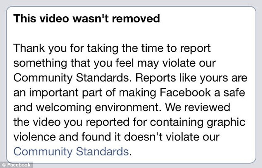 Odgovor na prijavu snimka