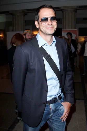 Paweł Deląg na premierze filmu 'Komisarz Blond i oko sprawiedliwości'