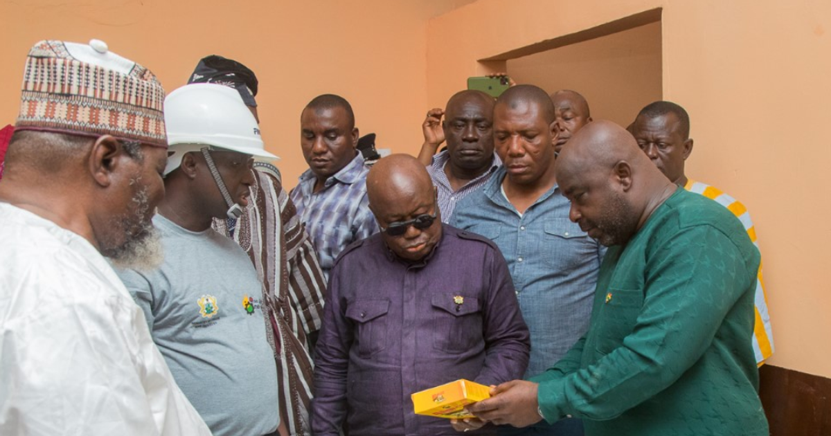Akufo-Addo inspects GH¢9.2 million yam/cassava processing factory in Bimbilla - Vimarsana News