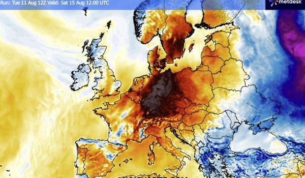 Mapa za 15. avgust
