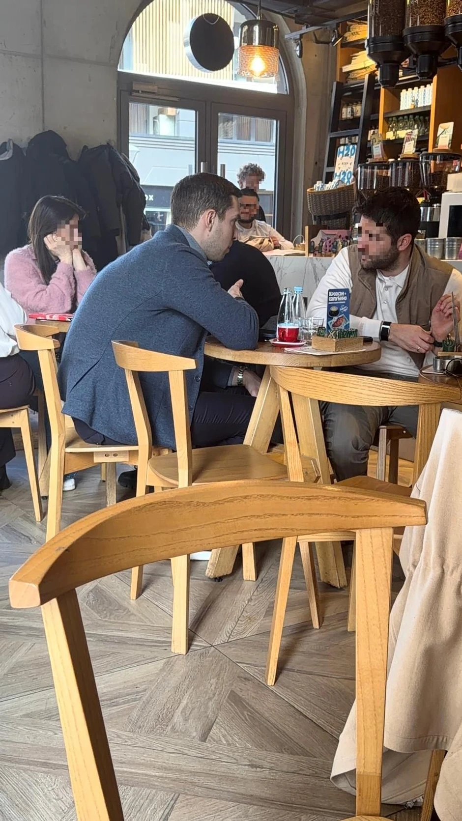 Miloš Ivanović sa prijateljem