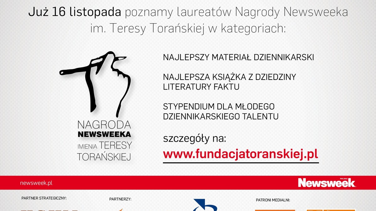 Nagroda Newsweeka im. Teresy Torańskiej 