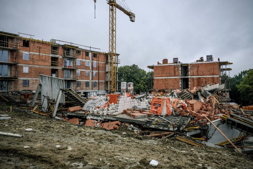 Zawalił się blok w Bielsku-Białej