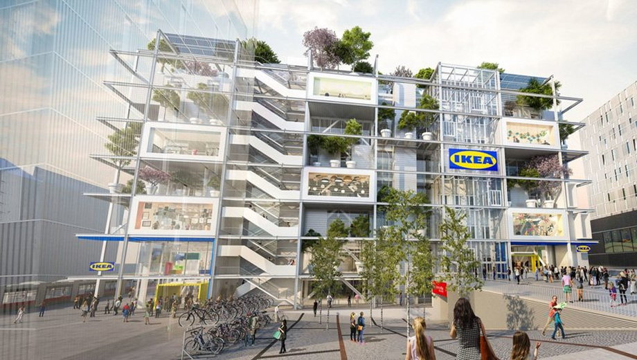 Wizualizacja nowego sklepu IKEA w Wiedniu