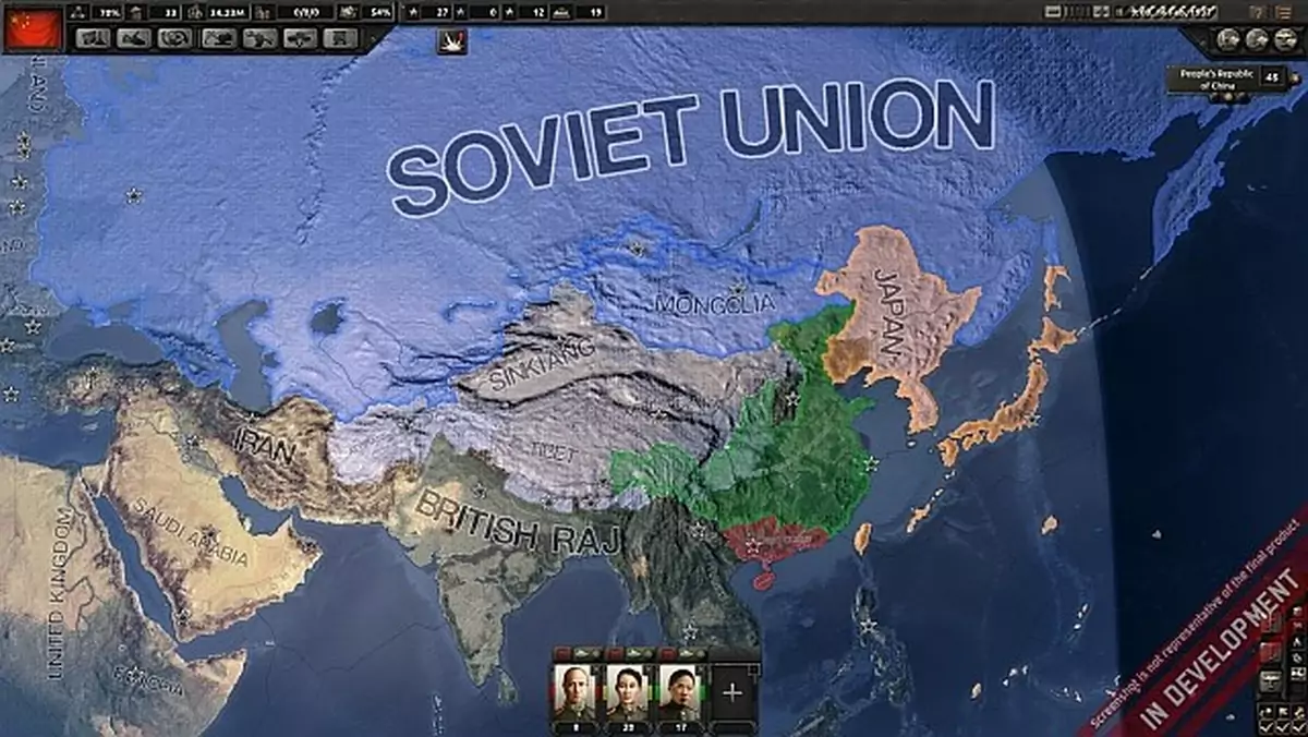 Coś na spokojne niedzielne popołudnie - godzina rozgrywki z Hearts of Iron IV