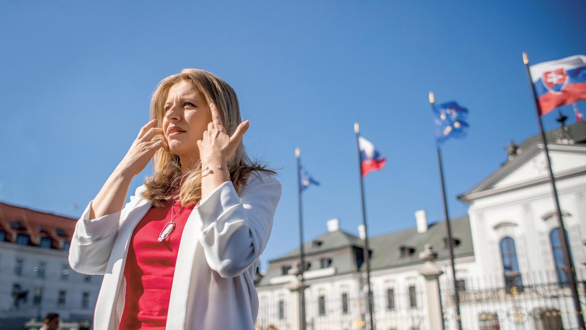 Zuzana Čaputová, słowacka prezydent elekt.