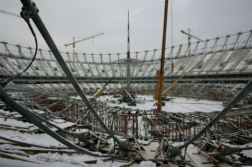 Trwają prace na Stadionie Narodowym