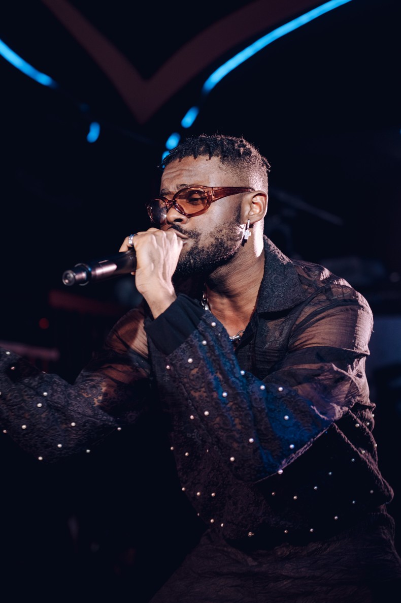 Lojay performing at Fenty Beauty Launch 