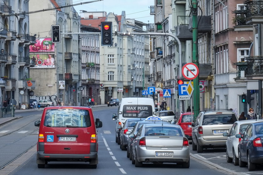 Ulica Głogowska w Poznaniu zwężona do jednego pasa ruchu?