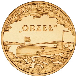 NBP wprowadził do obiegu monetę upamiętniającą okręt podwodny 'Orzeł'