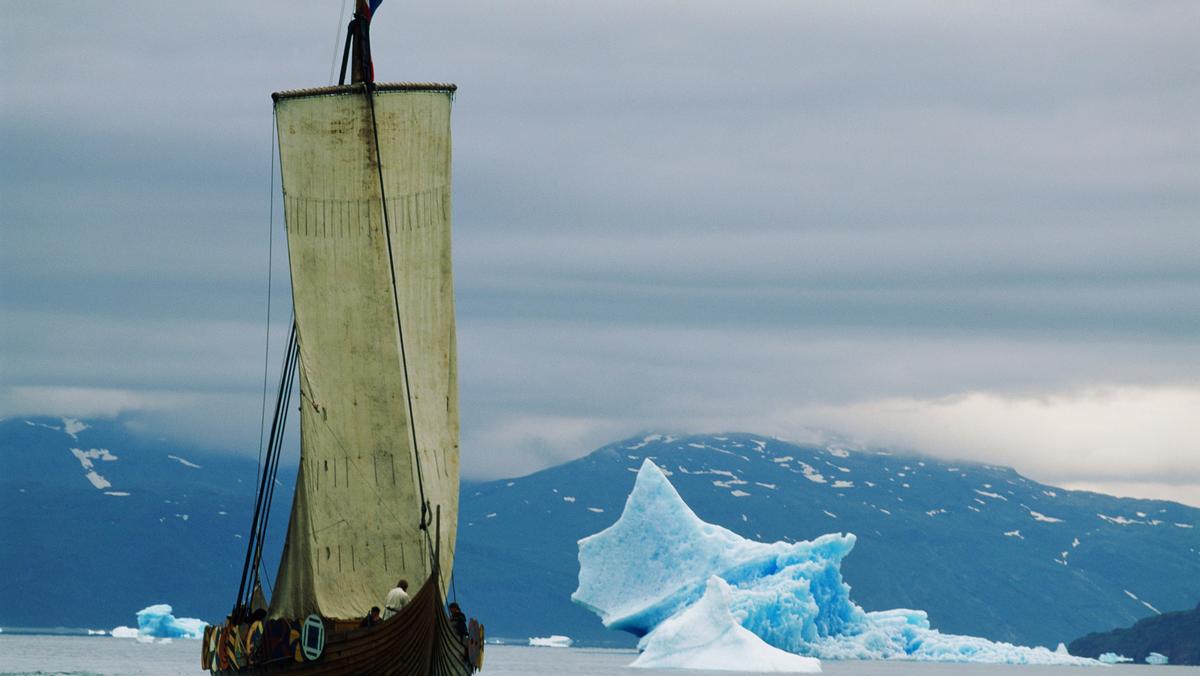 Greenland, viking ship
