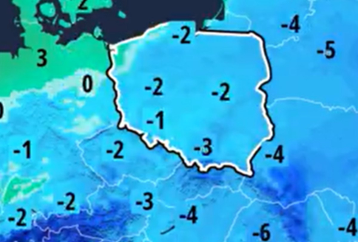 Temperatura -20 stopni i 15 cm śniegu. Najnowsza prognoza pogody