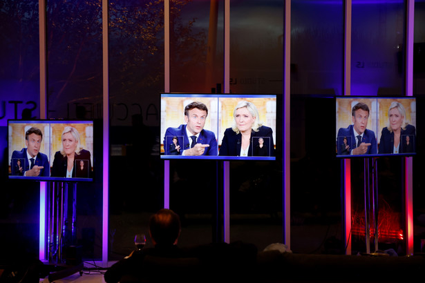 Debata między Emmanuelem Macronem a Marine Le Pen