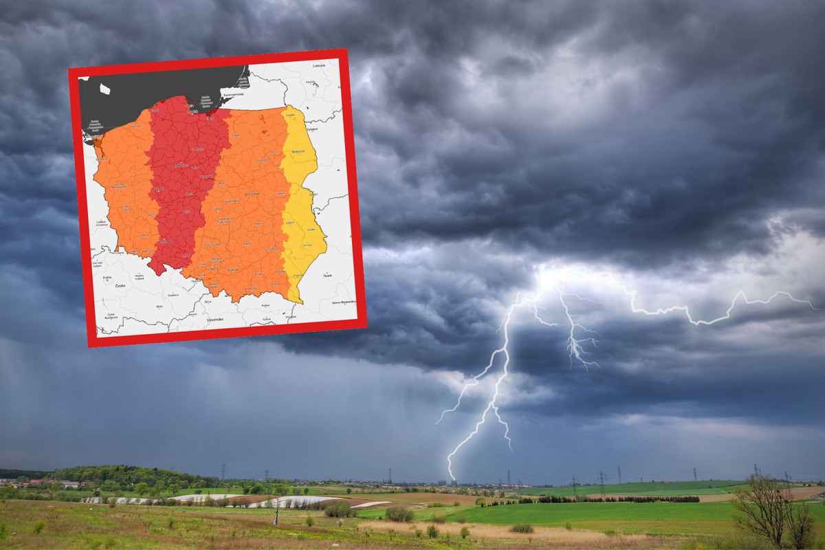 3 stopień zagrożenia burzowego. IMGW wydało kolejne ostrzeżenia