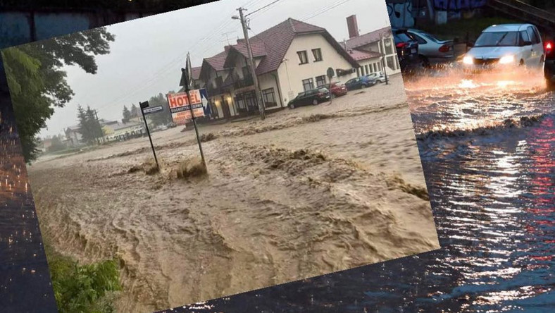 Ogromne powodzie w Małopolsce. Powiat nowosądecki zalany