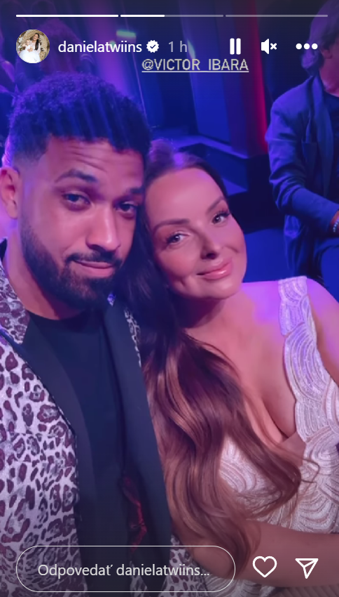 Victor Ibara a Daniela Nízlová.