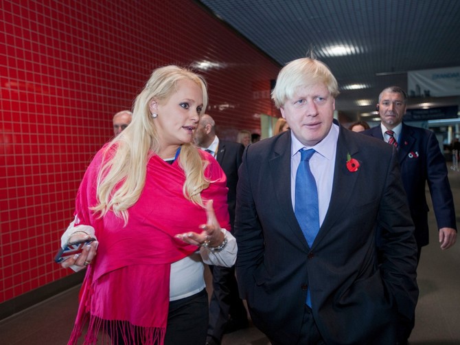 Boris Džonson i Dženifer Arkuri