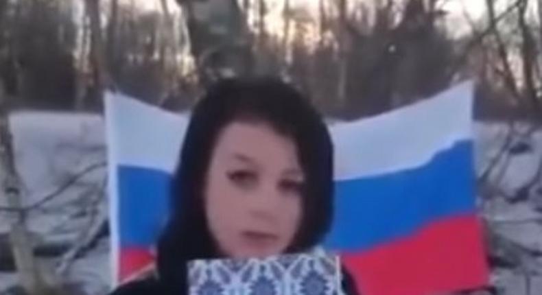 Slovak woman who urinated on the Quran.