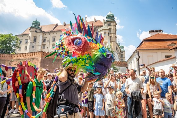 Parada Smoków w Krakowie