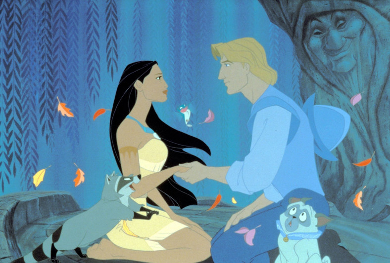 Kadr z filmu "Pocahontas"