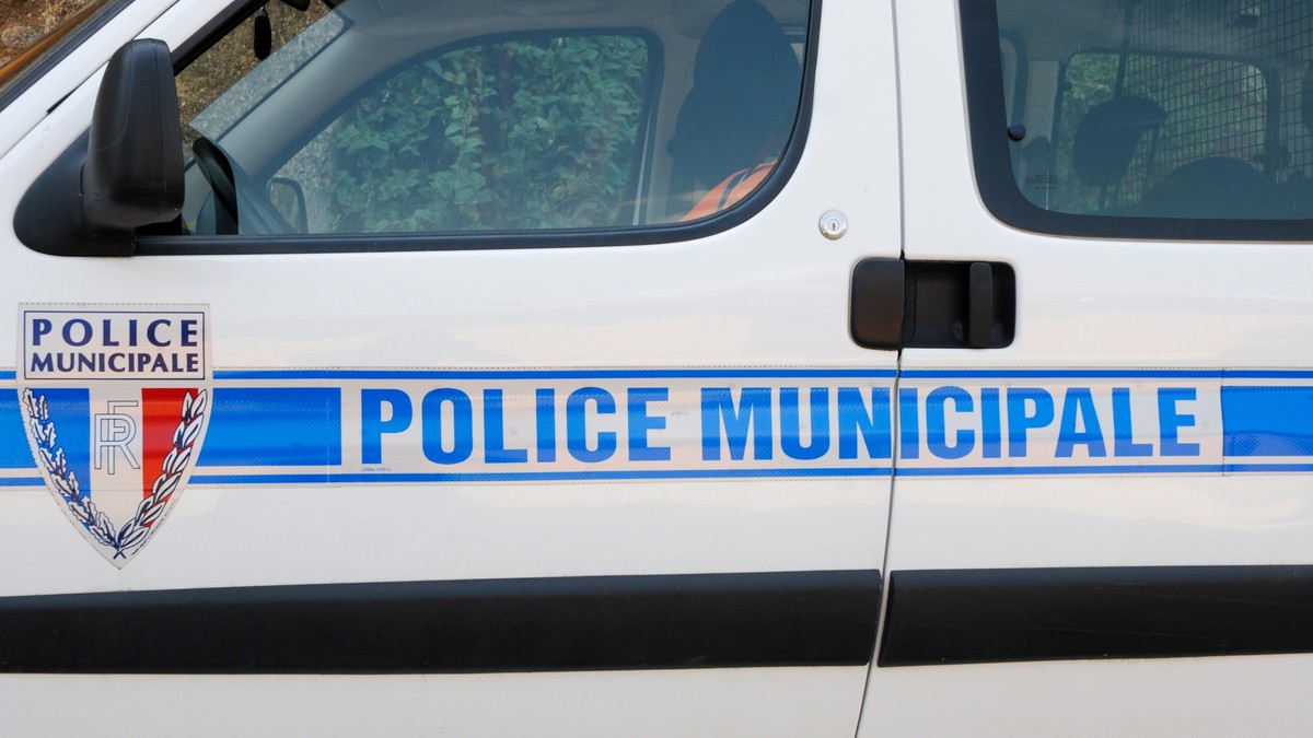 Radiowóz francuskiej policji miejskiej