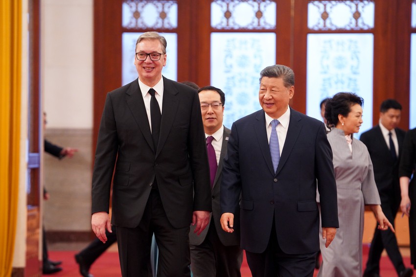 Aleksandar Vučić i Si Đinping