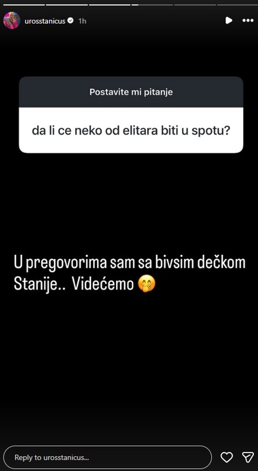 Uroš Stanić se dočepao Stanijinog bivšeg: Sa Janjušem je prekinuo kontakt