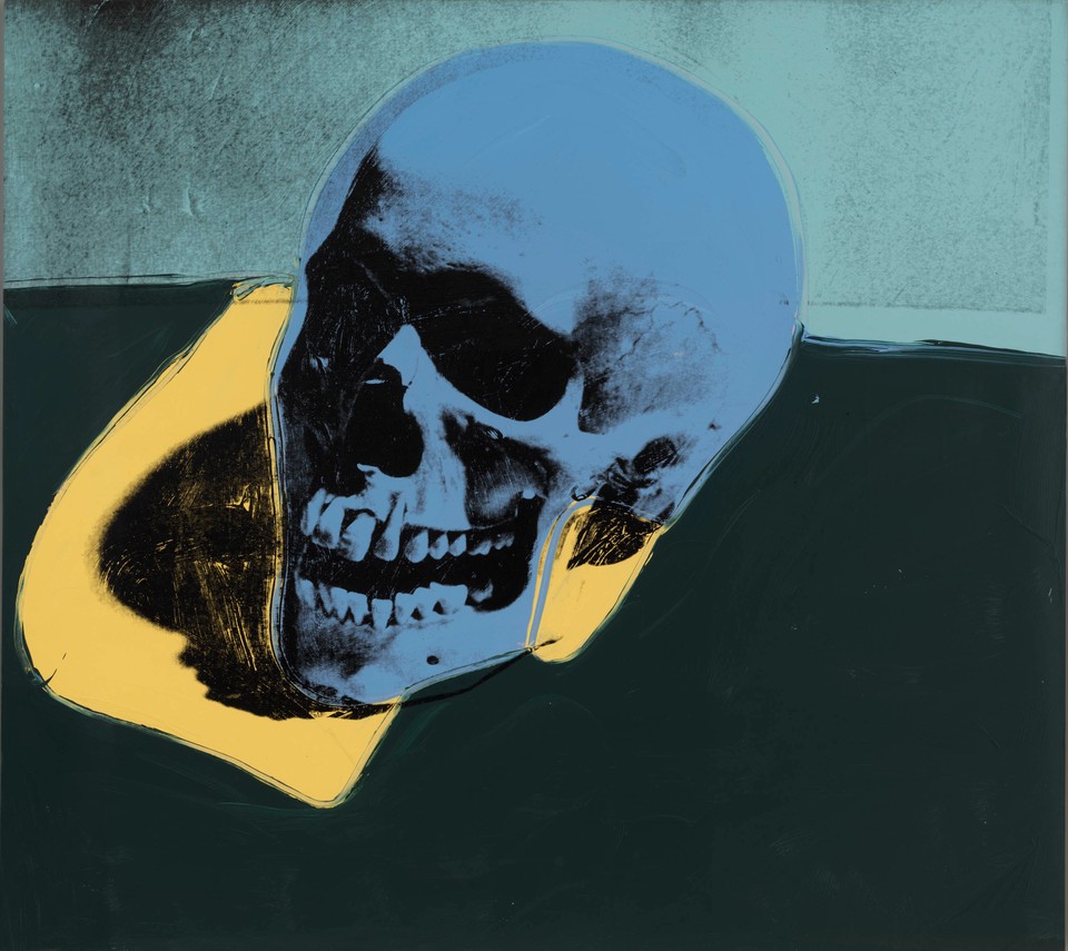 Andy Warhol, "Skull" (1976). Z kolekcji Larry'ego Gagosiana