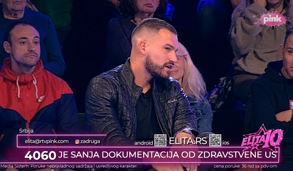Marko Osmakčić je novi učesnik Elite 10: Šok u studiju Pinka