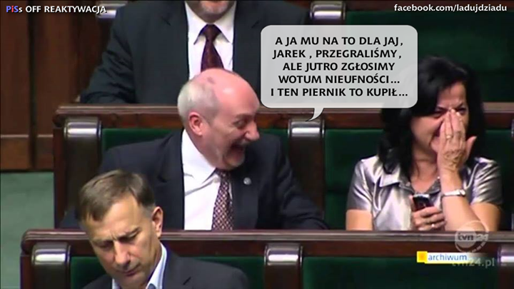 mem / źródło: Facebook/PiSoff Reaktywacja