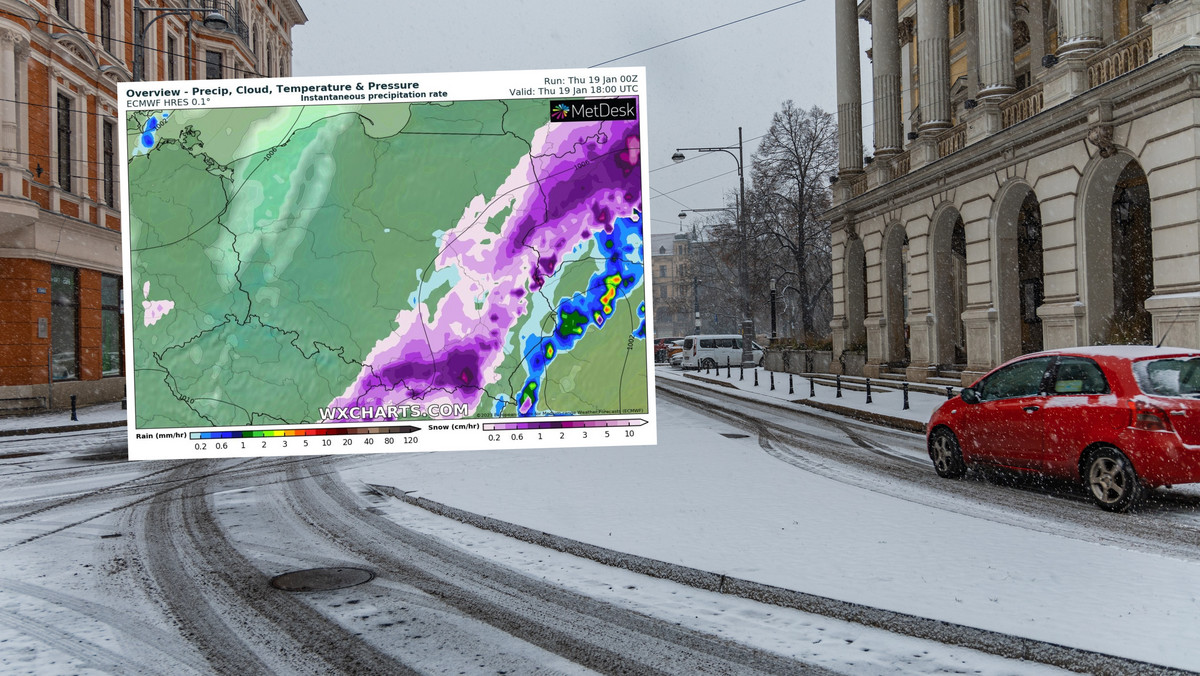 Pogoda na dziś, 19 stycznia. Śnieżyce nad Polską. Spadnie aż 15-30 cm śniegu