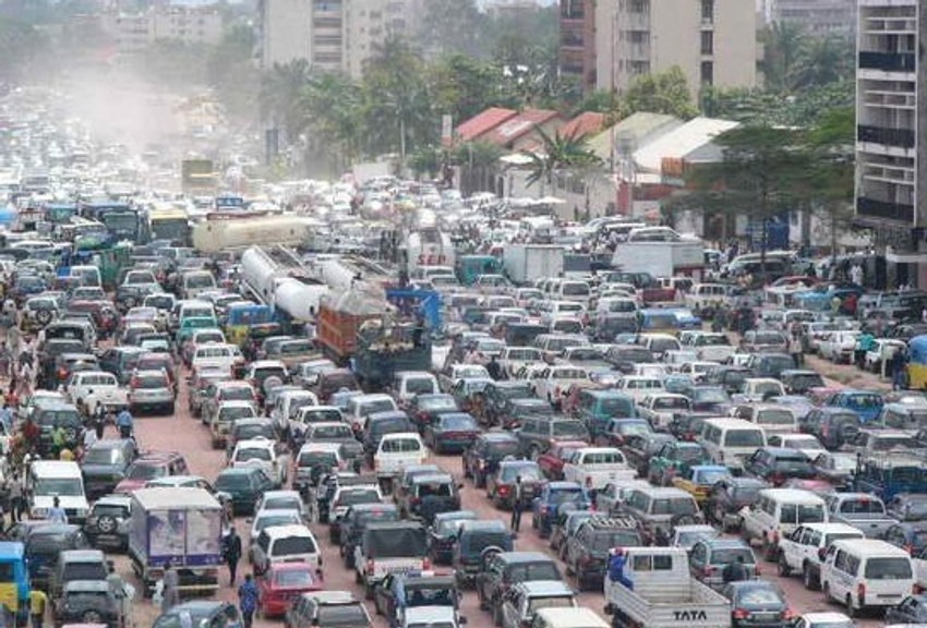Kinšasa: Jutarnji saobraćajni špic