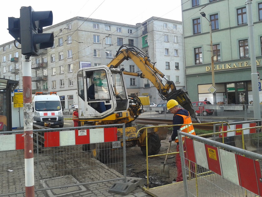 Wrocław: p. Legionów od strony ul. Sądowej 