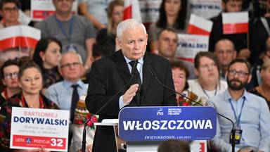 Jarosław Kaczyński po konwencji odwiedził jeszcze jedną miejscowość. "Nie kłamiemy"